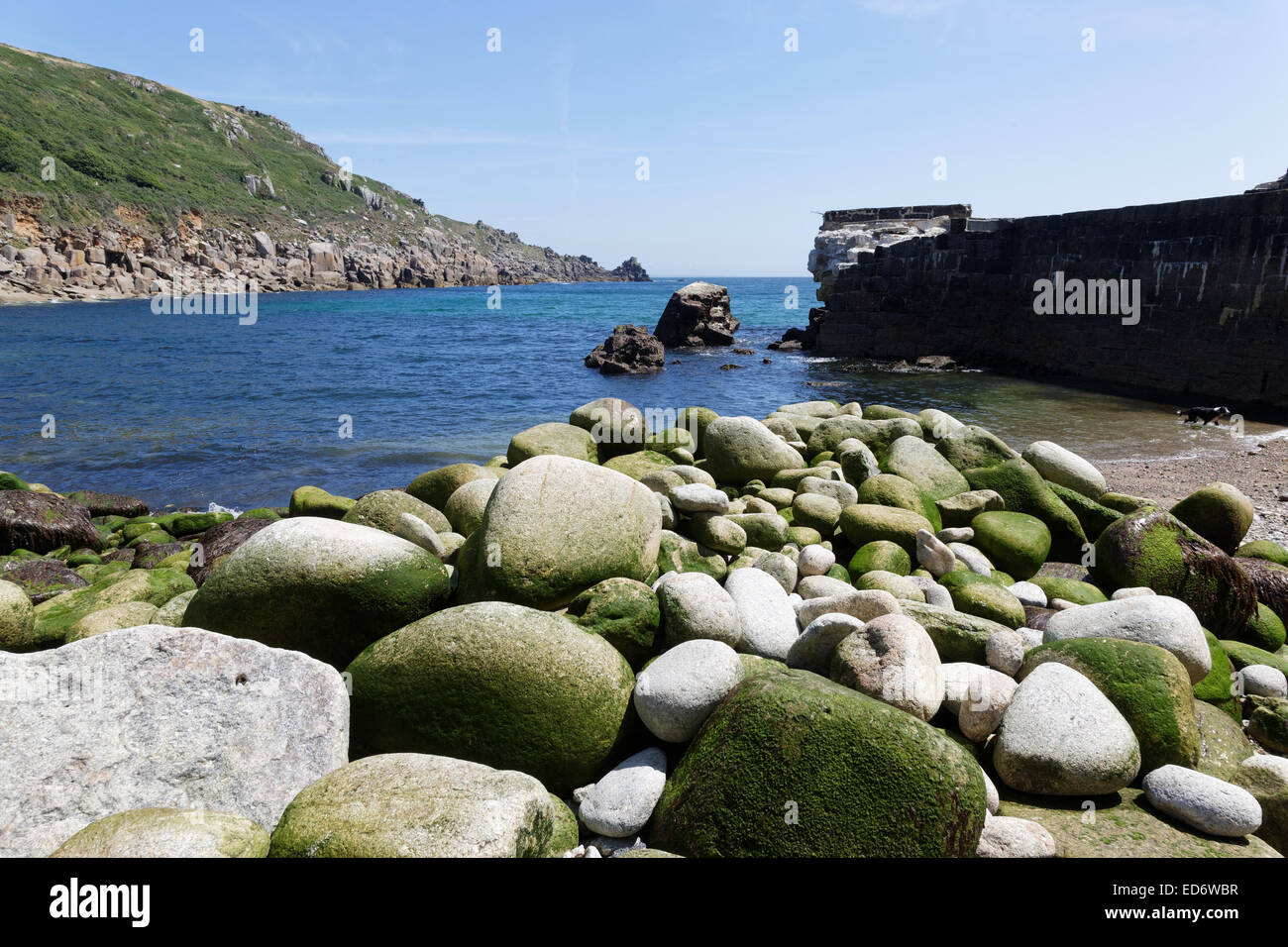 Haven of Lamorna Cove, Cornwall, UK Stock Photo - Alamy