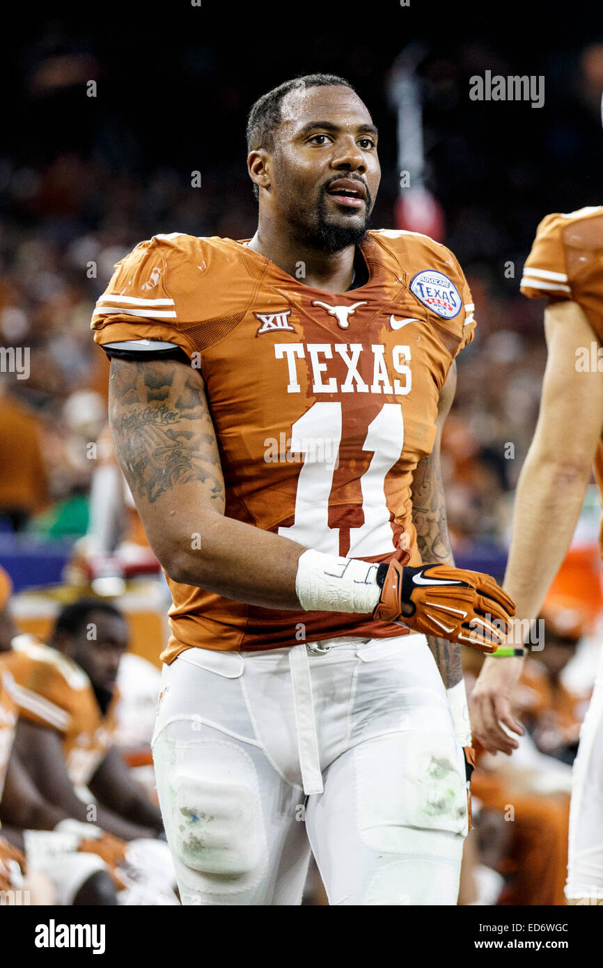 December 29, 2104: Texas Longhorns linebacker Tevin Jackson (11) during ...