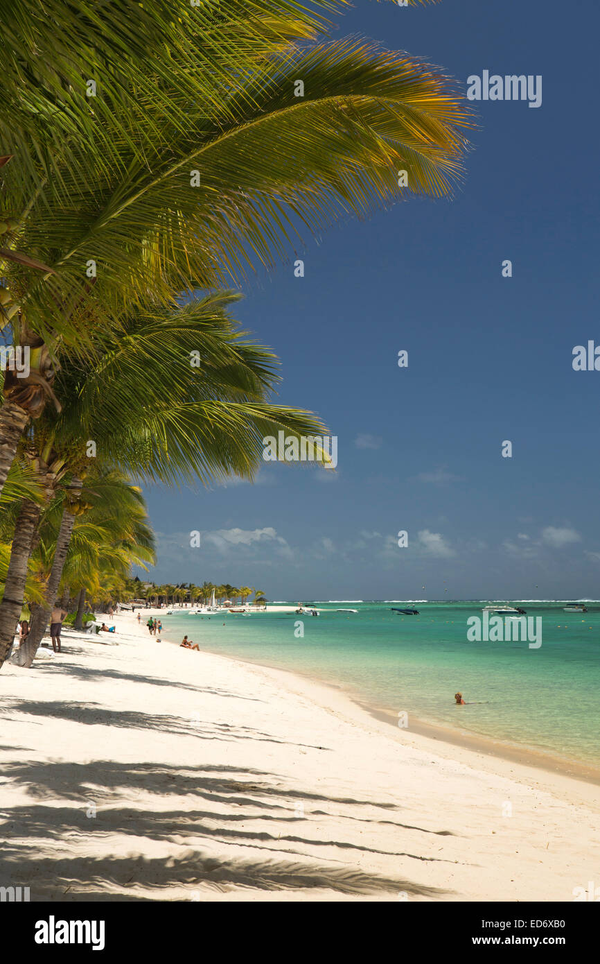 Mauritius, Le M orne, Lux Le Morne hotel beach Stock Photo