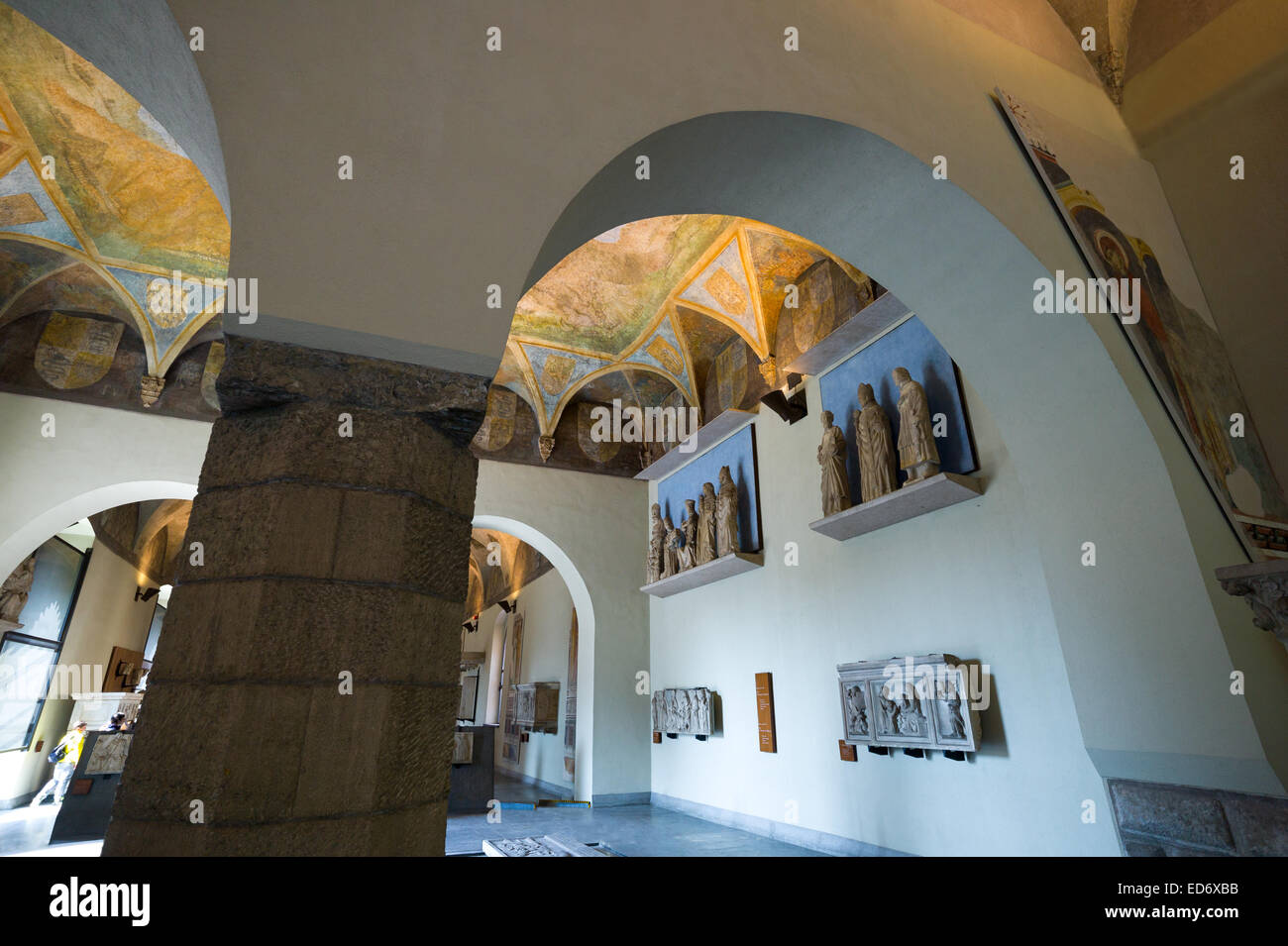 Italy, Lombardy, Milan, the Castello Sforzesco museum Stock Photo
