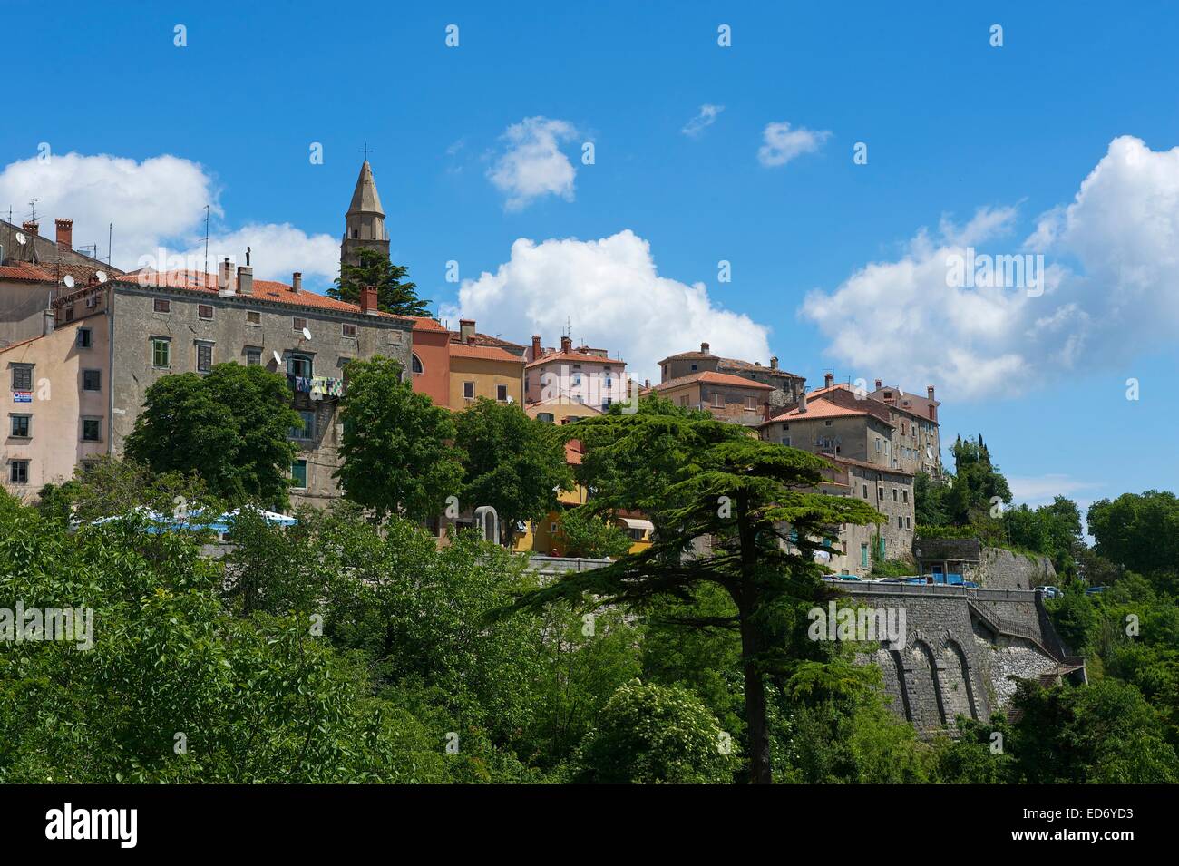 Townscape, Labin, Istria, Croatia Stock Photo