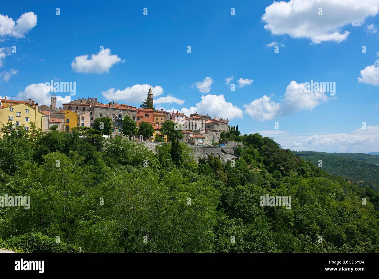Townscape, Labin, Istria, Croatia Stock Photo