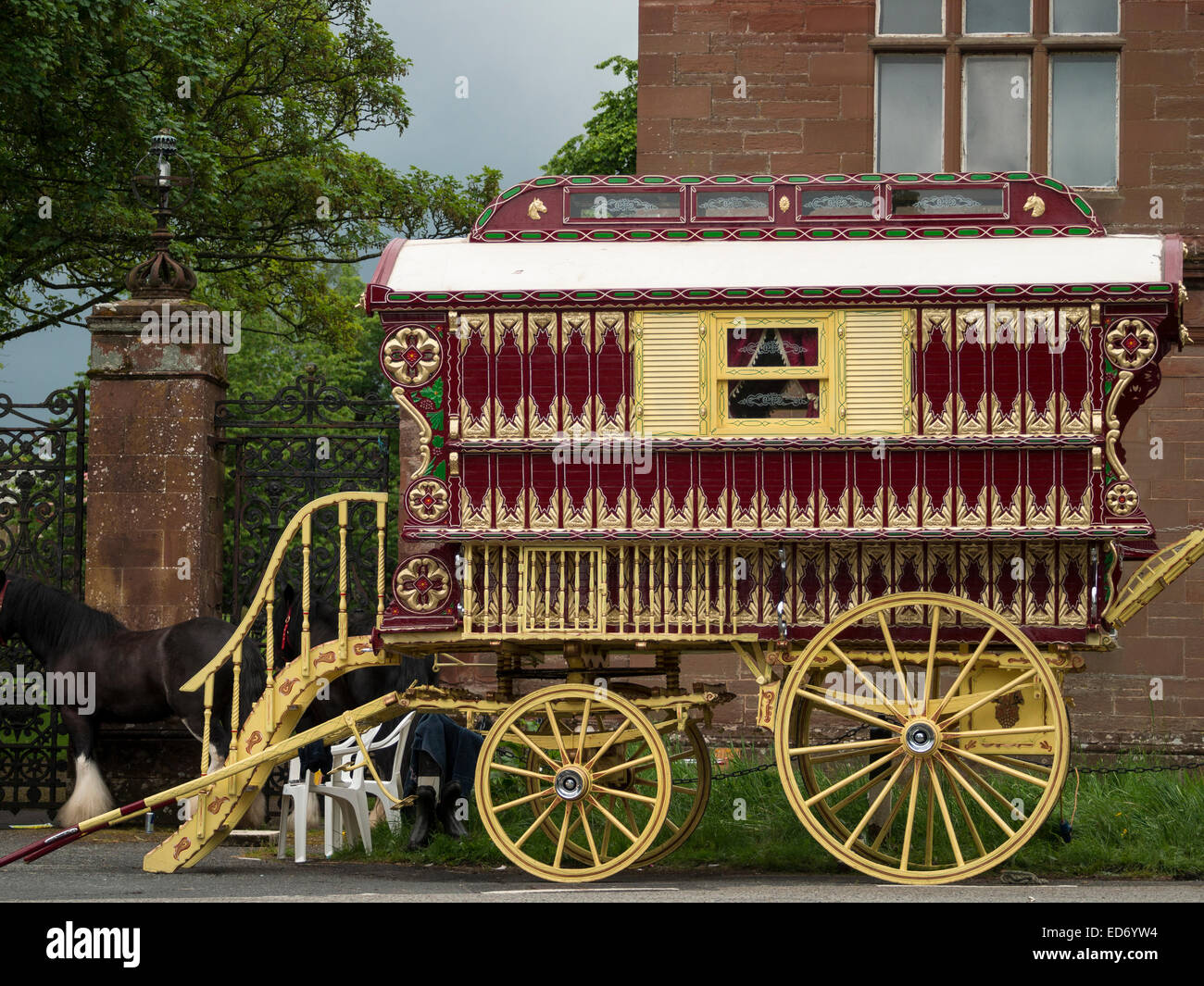 Detail gypsy caravan hi-res stock photography and images - Alamy
