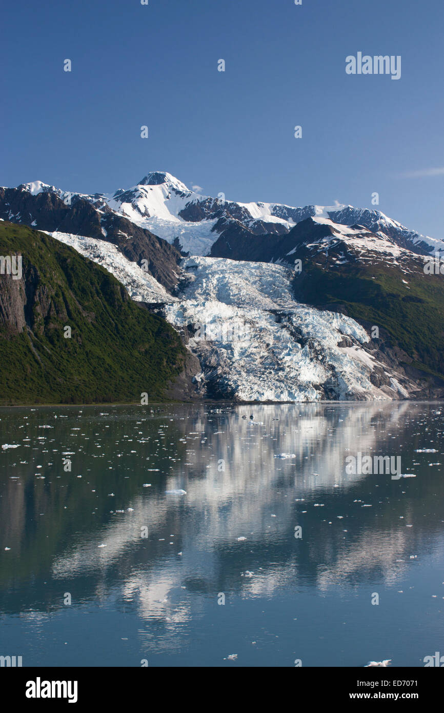USA, Alaska, Prince William Sound, College Fiord, glacier Stock Photo