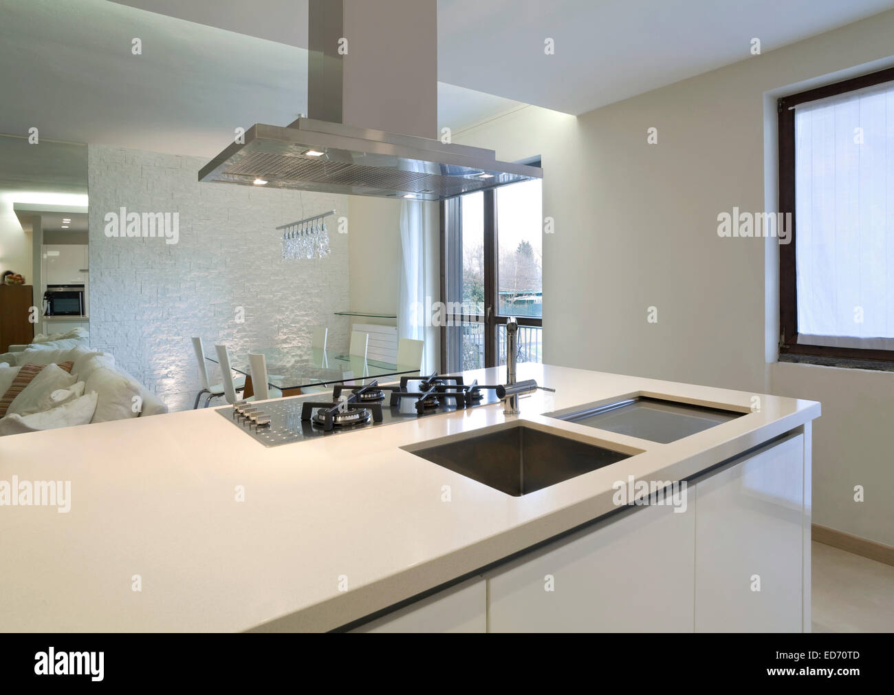 New interior design apartment, kitchen Stock Photo