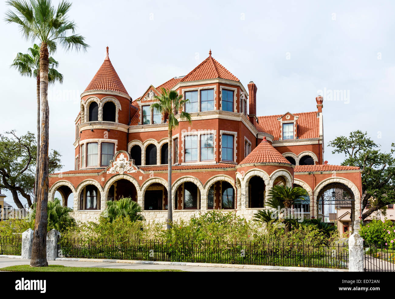 The historic Moody Mansion or Willis-Moody Mansion, Broadway, Galveston, Texas, USA Stock Photo