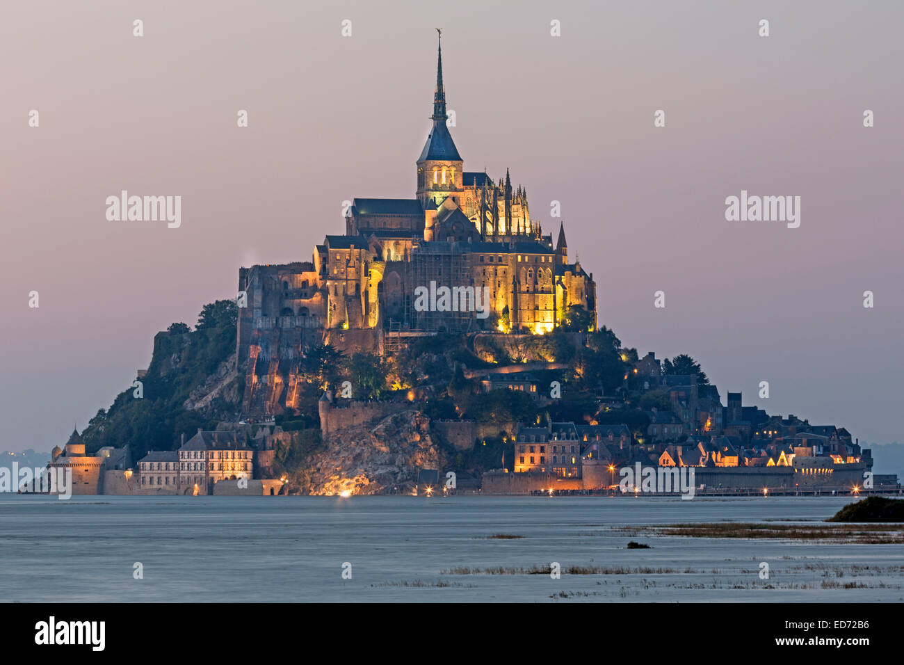 4K] Inside Mont Saint-Michel in Normandy France
