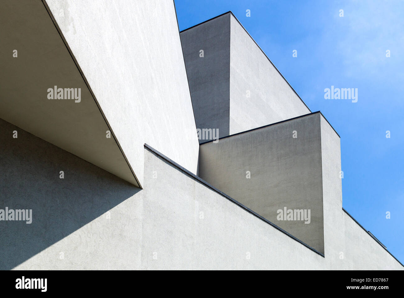Italy, Lombardy, Milan, modern architectures of the Arcinboldi theater in the Balocco quarter Stock Photo