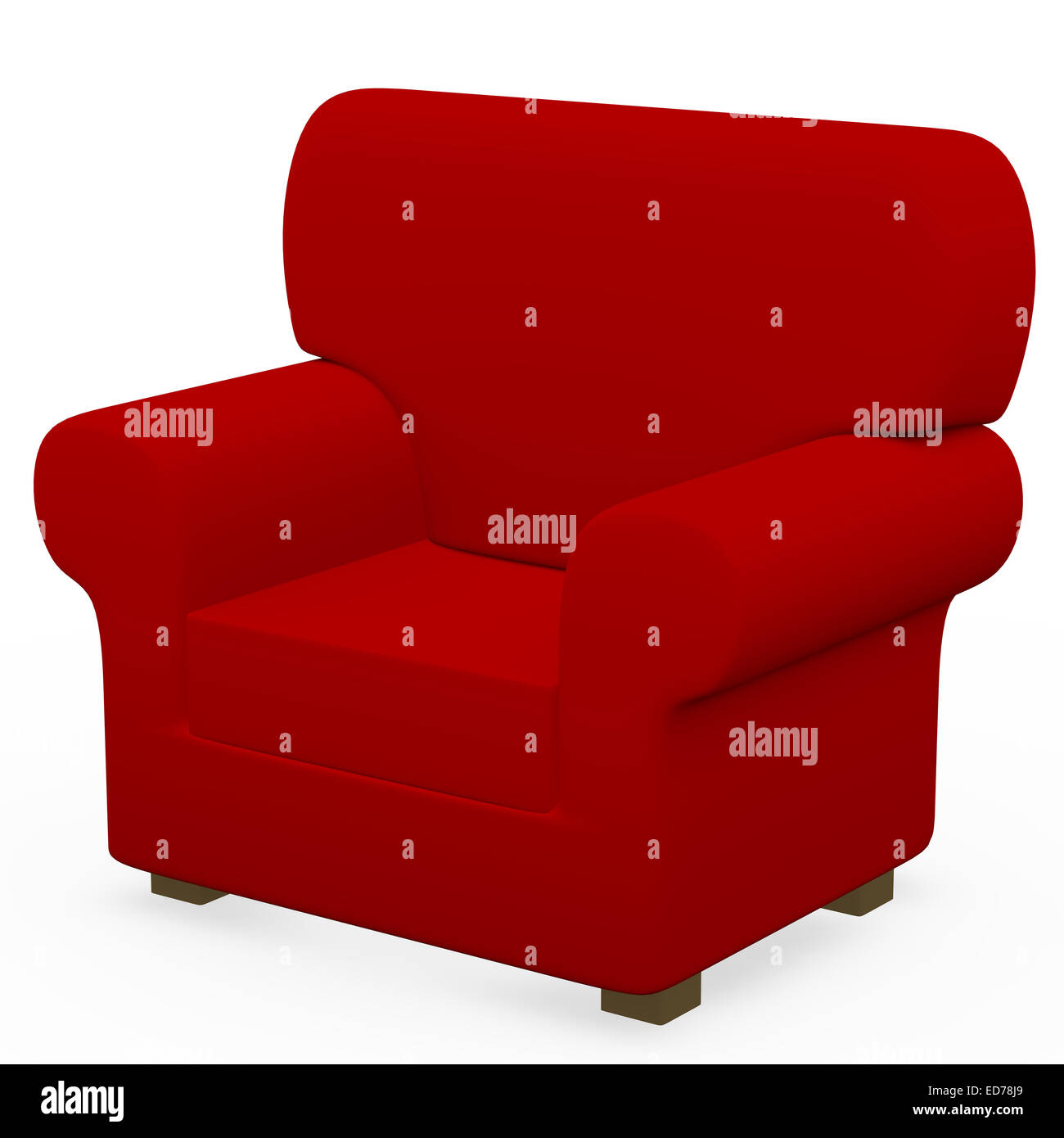 3d Render of a Chair Stock Photo - Alamy