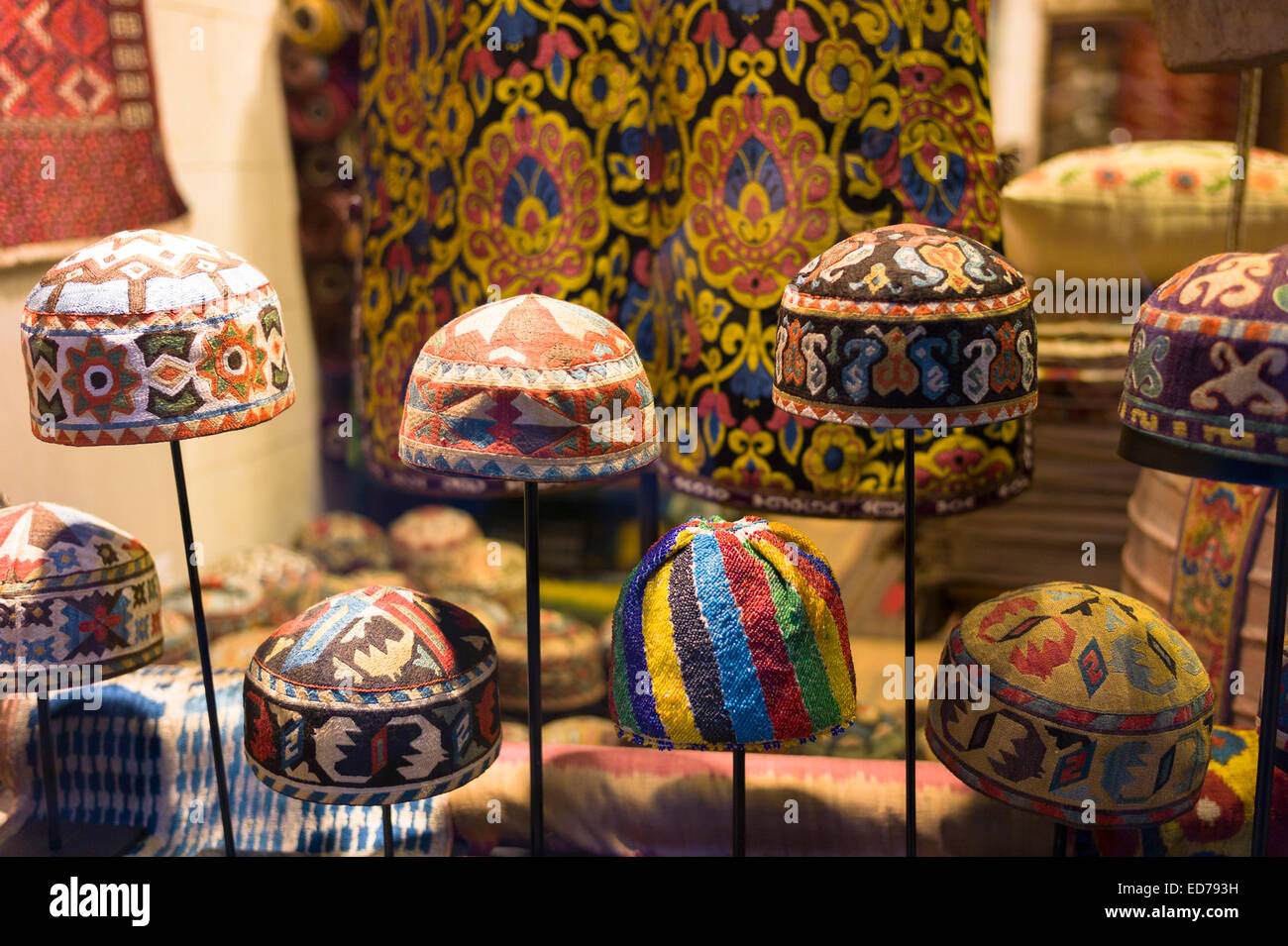 Turkish Muslim prayer caps kufi prayer skullcap or taqiyah (tagiya) in