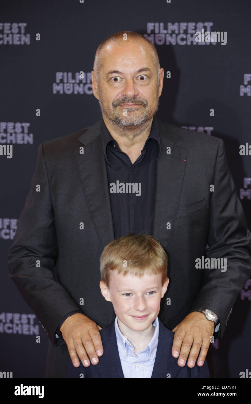 Celebrities attending the opening night of the Munich Film Festival at Mathaeser Filmpalast  Featuring: Jean-Pierre Jeunet,Kyle Catlett Where: Munich, Germany When: 27 Jun 2014 Stock Photo