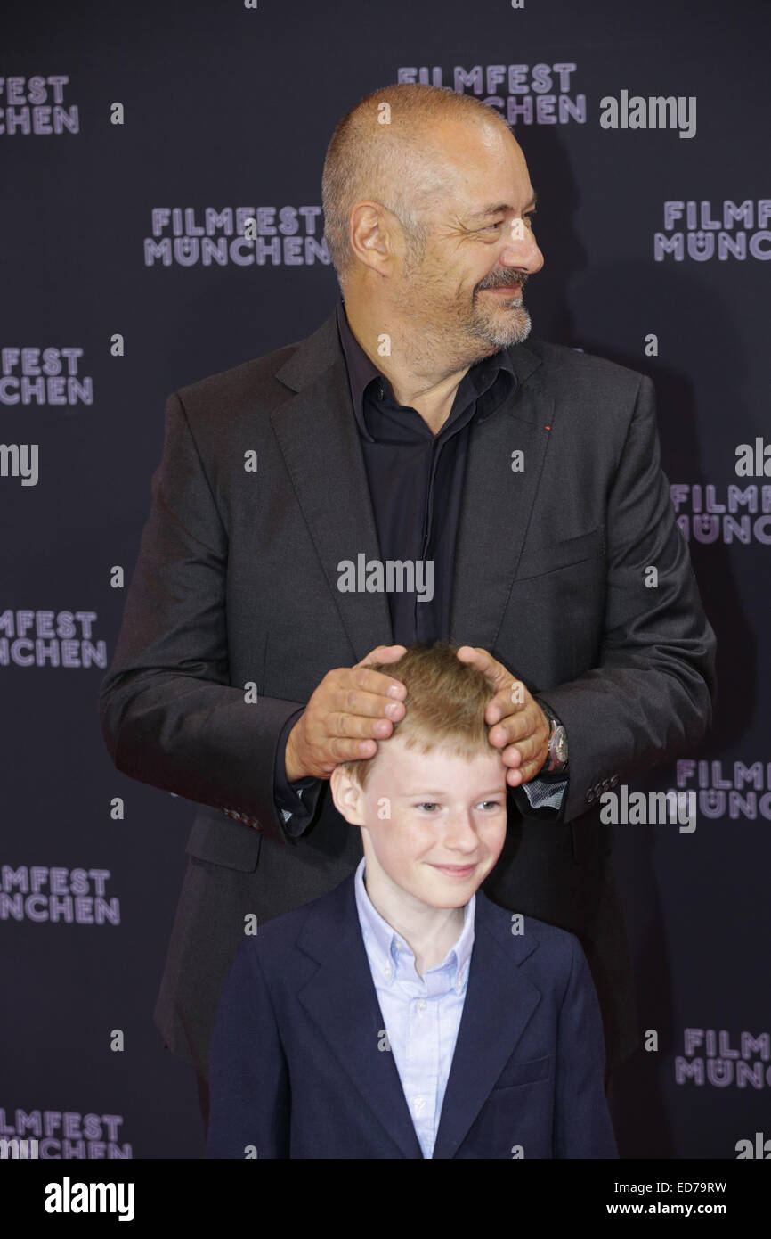 Celebrities attending the opening night of the Munich Film Festival at Mathaeser Filmpalast  Featuring: Jean-Pierre Jeunet,Kyle Catlett Where: Munich, Germany When: 27 Jun 2014 Stock Photo