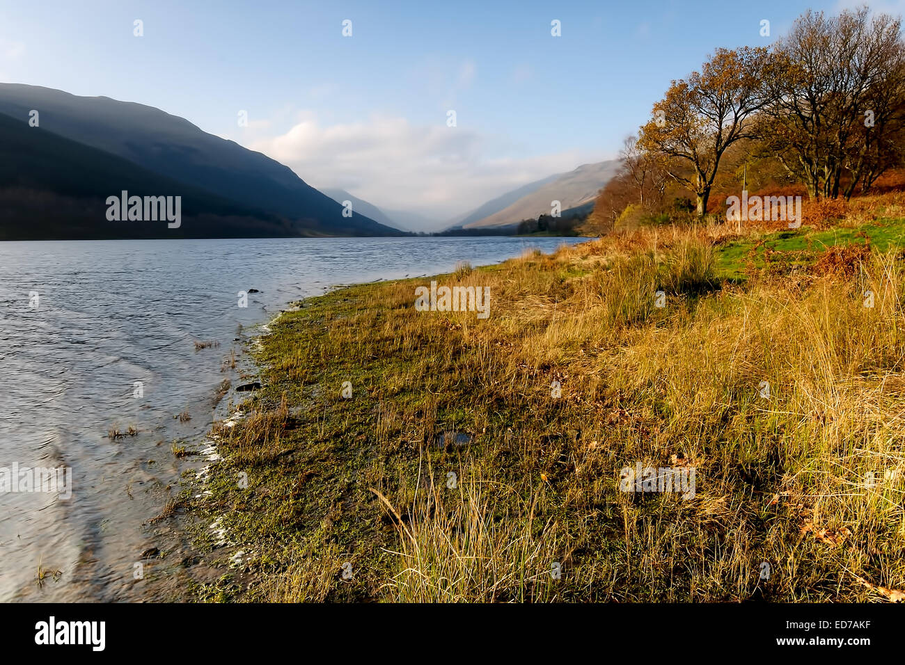 Loch Voil in the Trossachs Natioanl Park, Central Scotland Stock Photo
