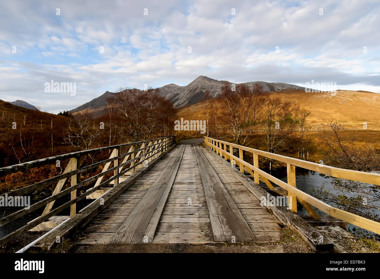 Glen Torridon in Wester Ross, Scotland Stock Photo