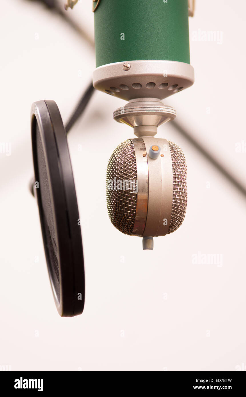 music studio microphone Stock Photo - Alamy