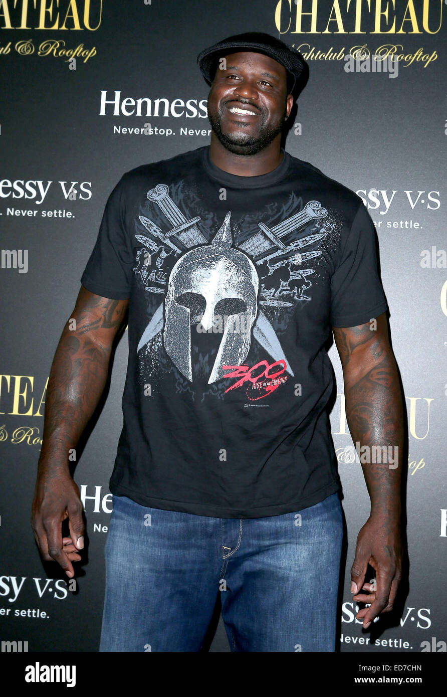 Shaquille O'Neal DJ Debut at Chateau Nightclub & Rooftop at Paris Hotel ...