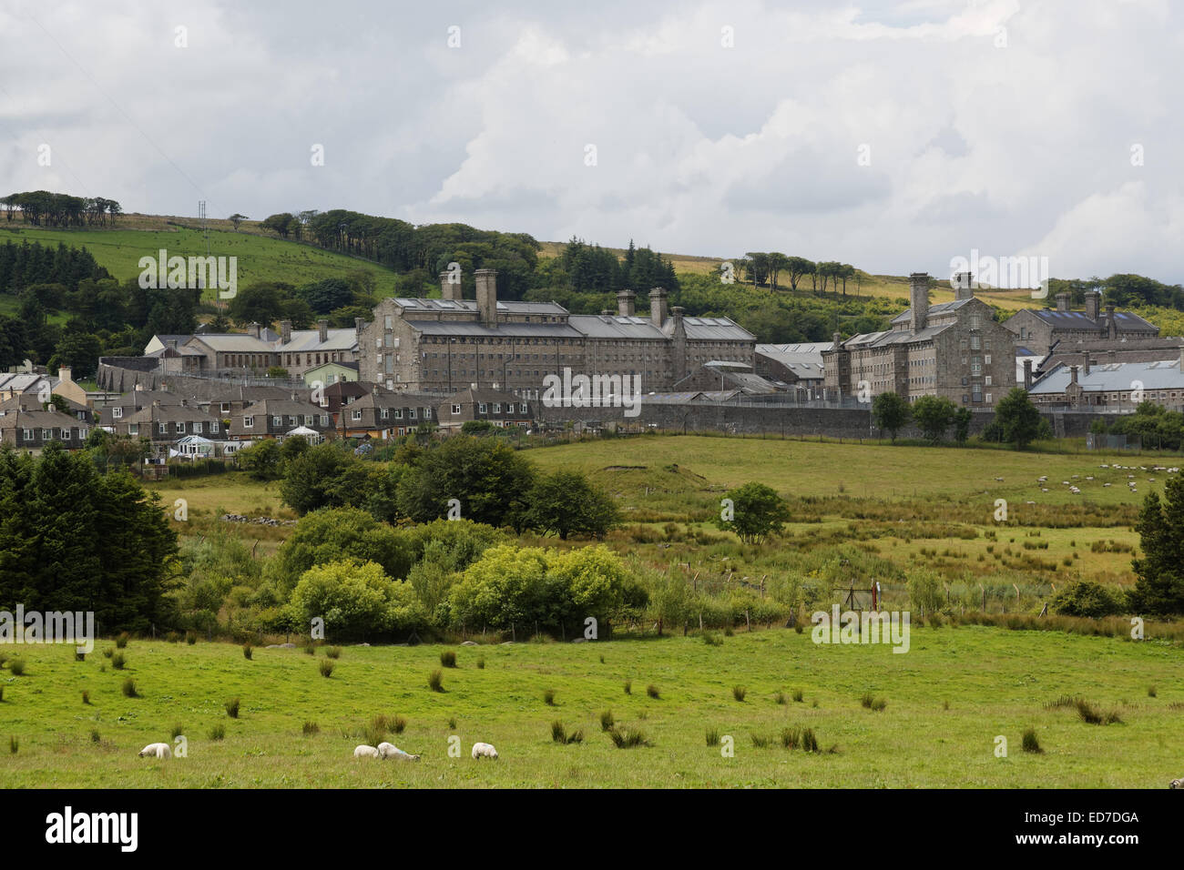 HM Prison Dartmoor in Princetown, Dartmoor, Devon, UK. Stock Photo