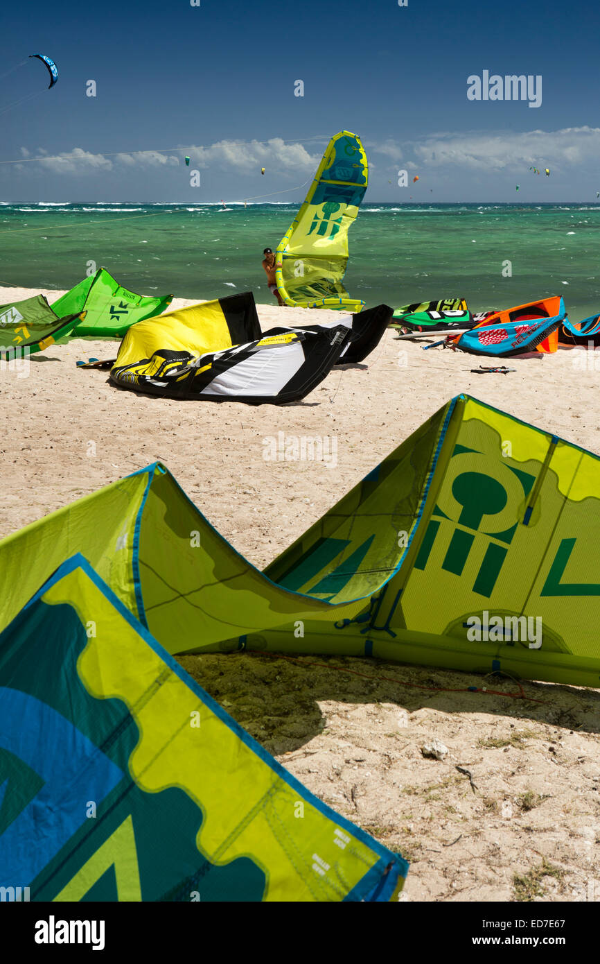 Mauritius le morne kite surfing hires stock photography and images Alamy