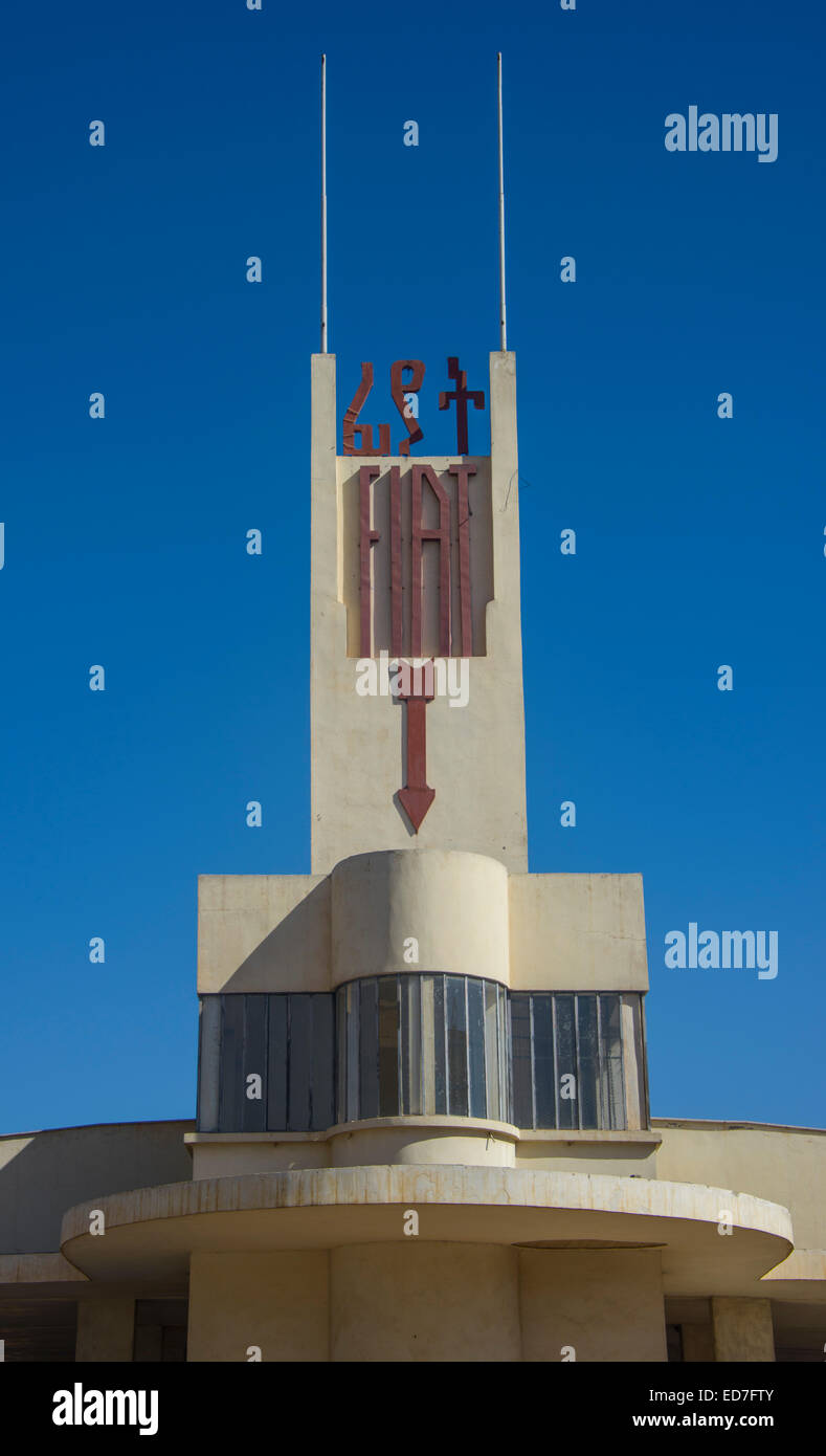 Fiat Tagliero Building Asmara Eritrea Stock Photo Alamy Fiat Tagliero Building Asmara Eritrea Stock Photo Alamy