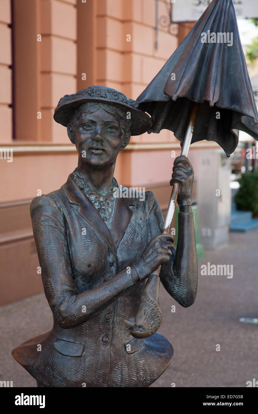 The statue to the author of Mary Poppins outsider birthplace at