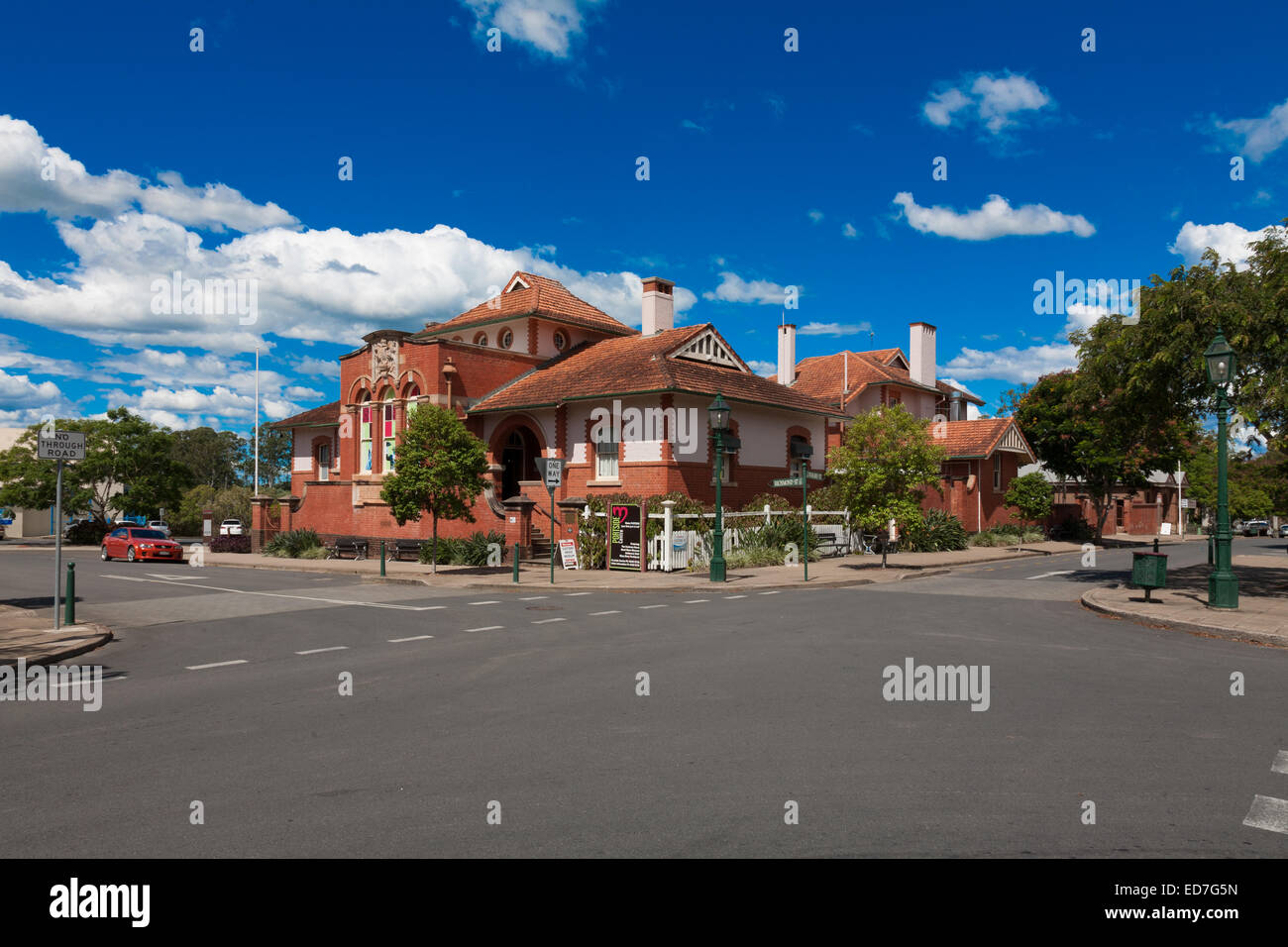 The Federation style building, built in 1900, was Maryborough's second Customs House. Maryborough Queensland Australia Stock Photo