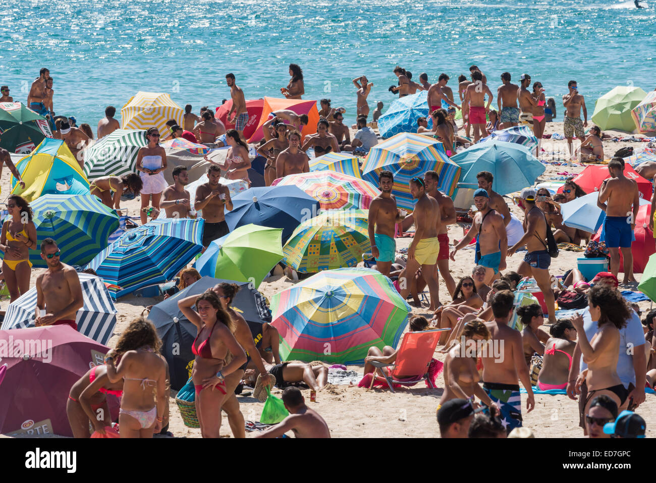 Valdevaqueros beach. Tarifa, Costa de la Luz, Cadiz, Andalusia, Spain Stock Photo