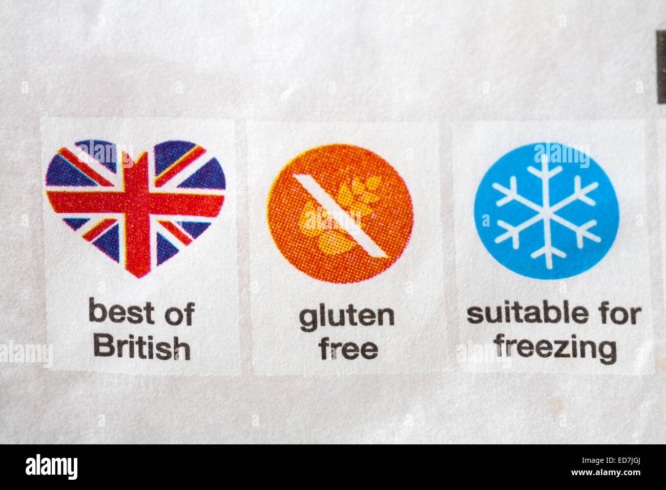 best of British gluten free suitable for freezing symbols ...
