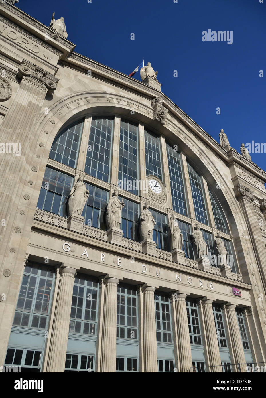 Gare du Nord railway station in Paris Stock Photo Alamy