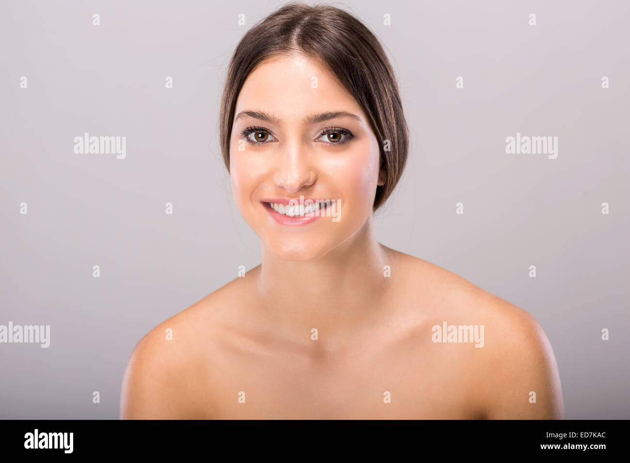 Portrait of the pretty young woman Stock Photo - Alamy