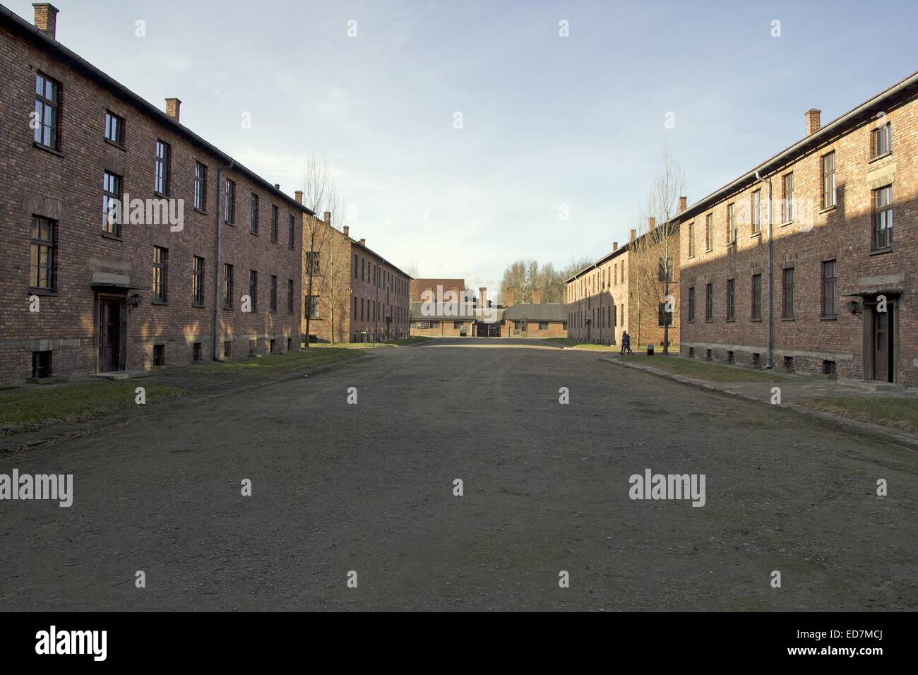 A view of the socalled 'Appellplatz', the roll call square between