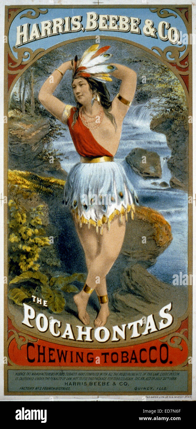 The pocahontas chewing tobacco hi-res stock photography and images