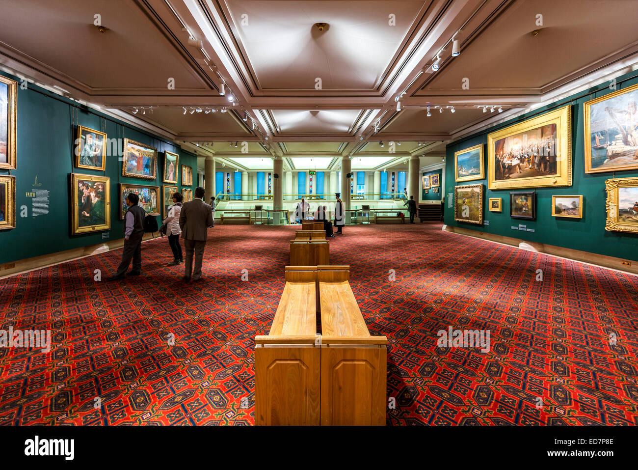 The Guildhall Art Gallery houses the art collection of the City of