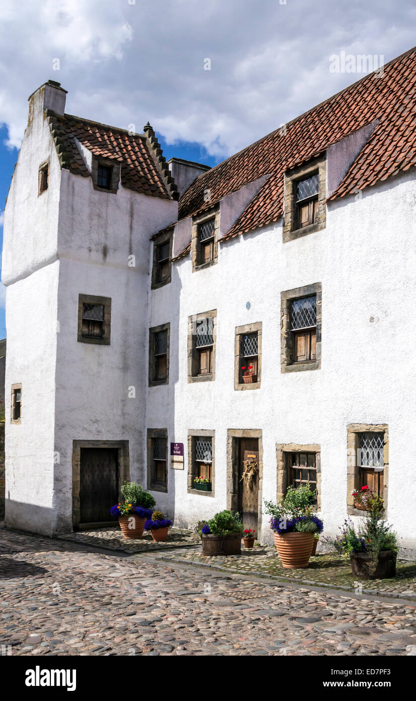The Study - restored National Trust for Scotland property in Culross Fife Scotland Stock Photo