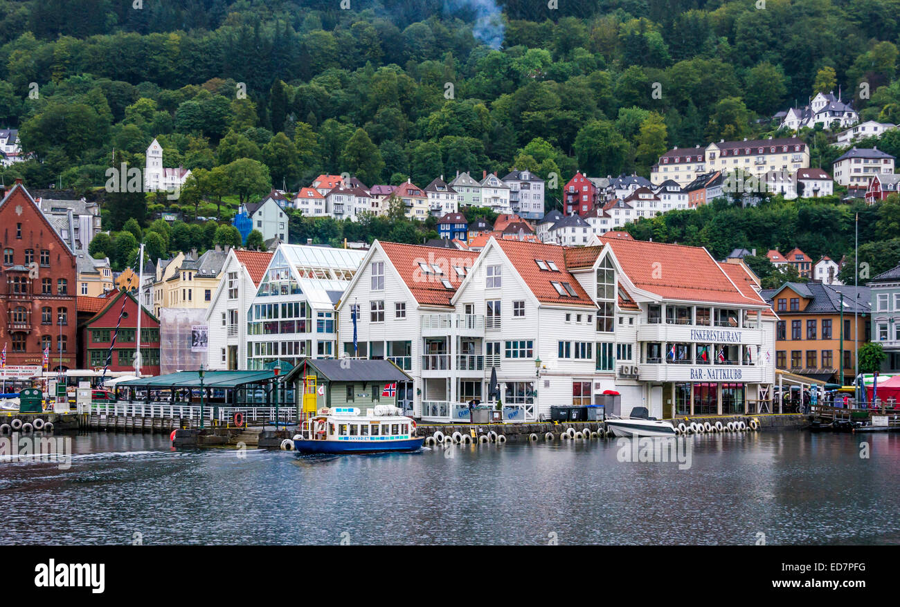 The famous fish market in Bergen Norway Stock Photo Alamy