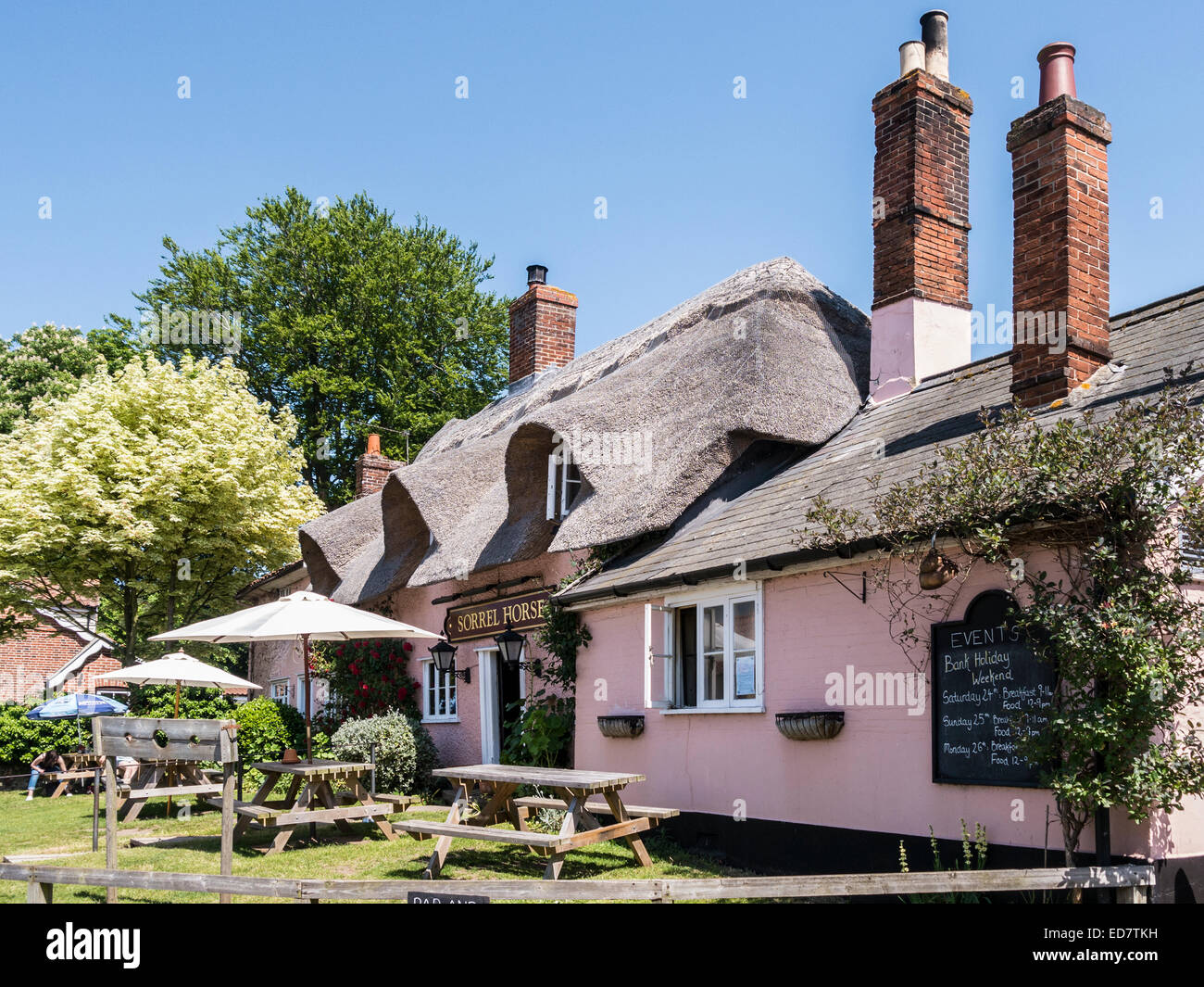The Sorrel Horse Public House, Shottisham, Suffolk Stock Photo Alamy