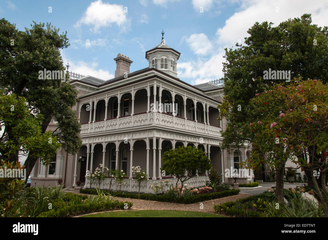 Colonial house in Ponsonby, Auckland Stock Photo Alamy