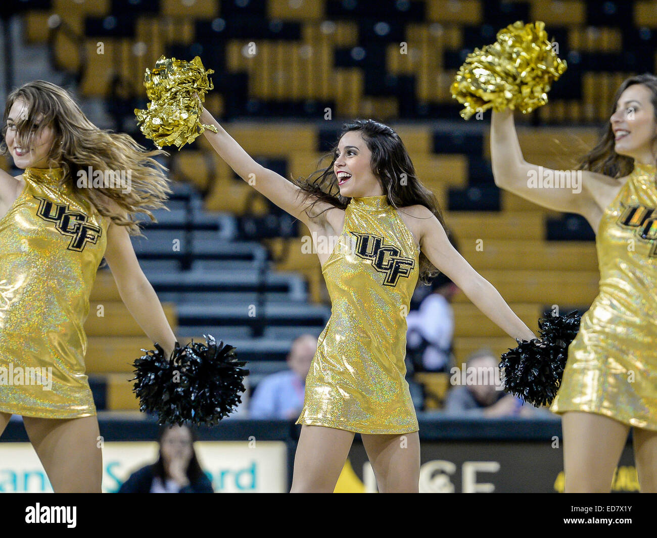 Orlando, FL, USA. 31st Dec, 2014. UCF Knights dance team Knight Moves ...