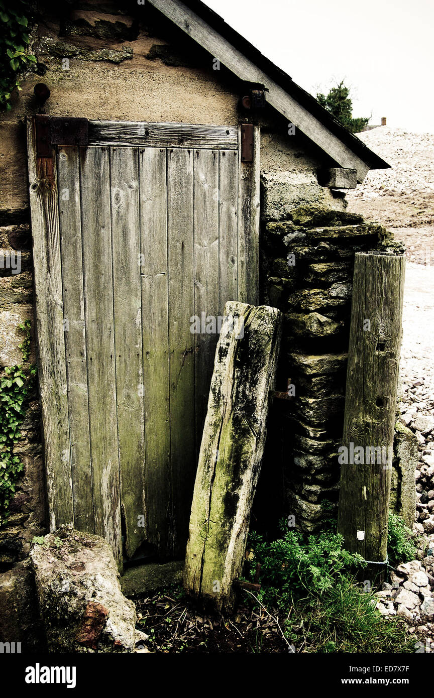 Old wooden shed in the countryside Stock Photo Alamy
