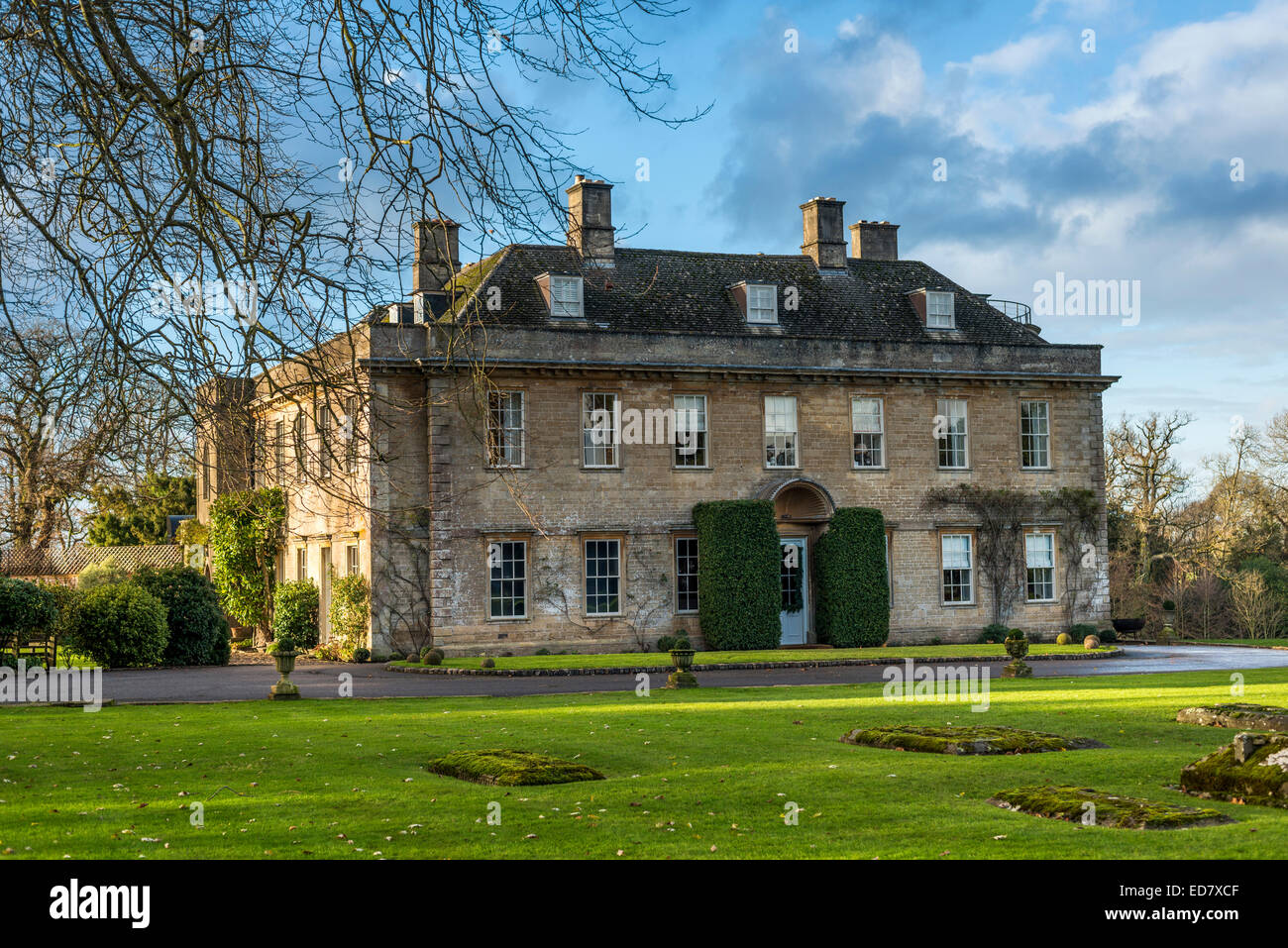 Babington House is a private members club in Somerset owned by Nick Jones, founder of Soho House. Stock Photo