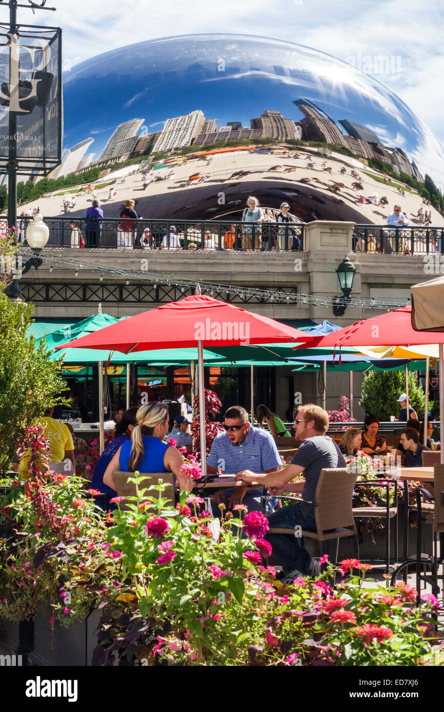 Chicago Illinois,Loop,Millennium Park,Park Grill,restaurant restaurants