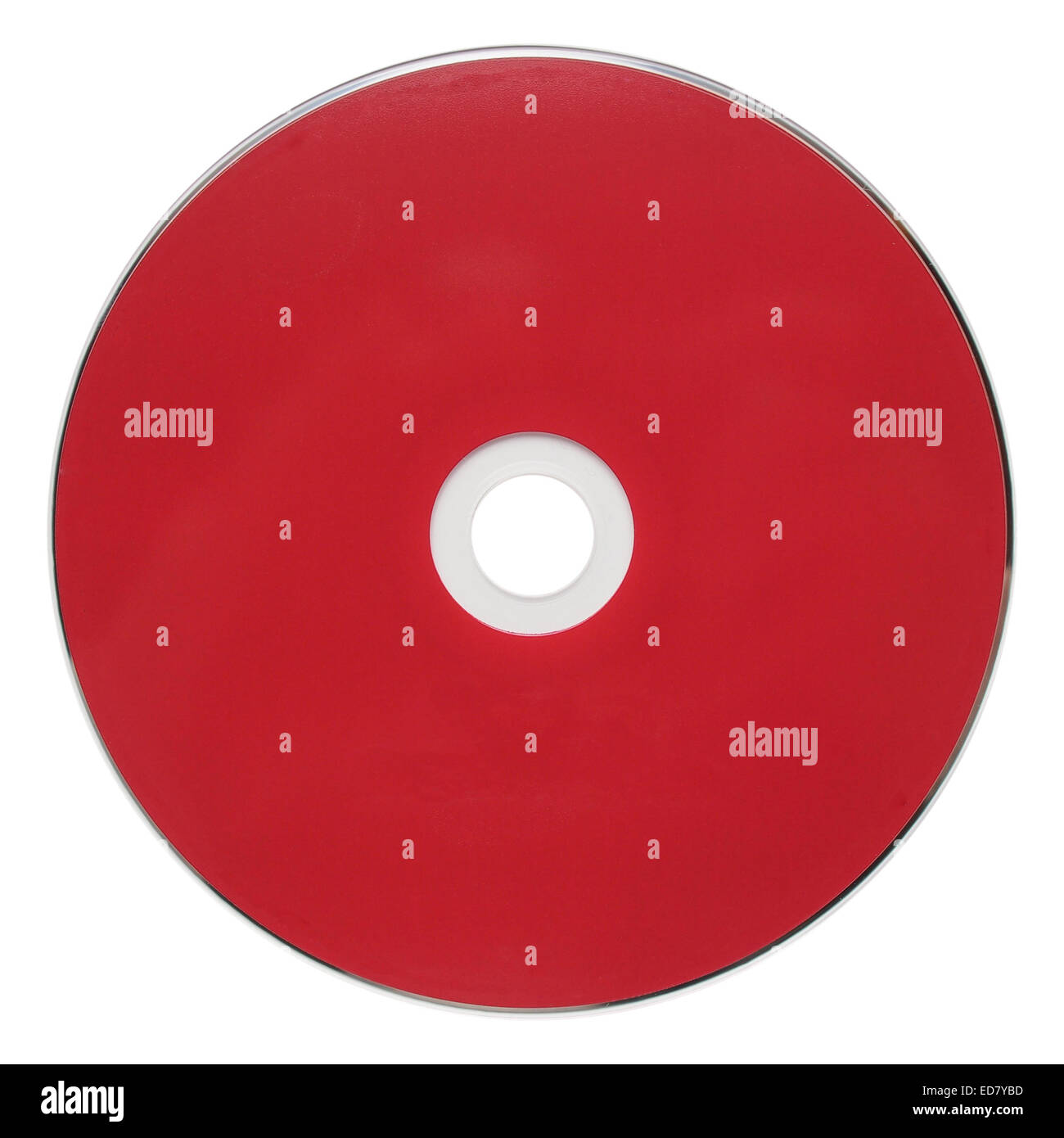 CD or DVD for music data video recording isolated over white Stock