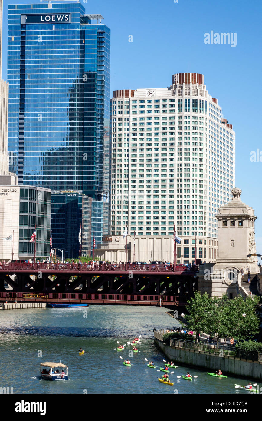 Downtown with river hires stock photography and images Alamy