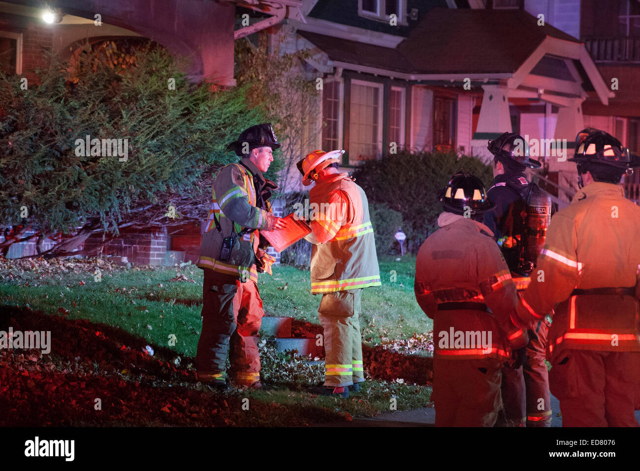 Milwaukee Fire Department MFD ISO Incident Safety Officer on scene of a