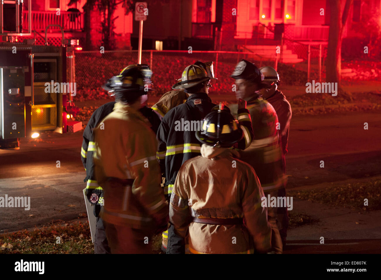 Milwaukee Fire Department MFD ISO Incident Safety Officer on scene of a