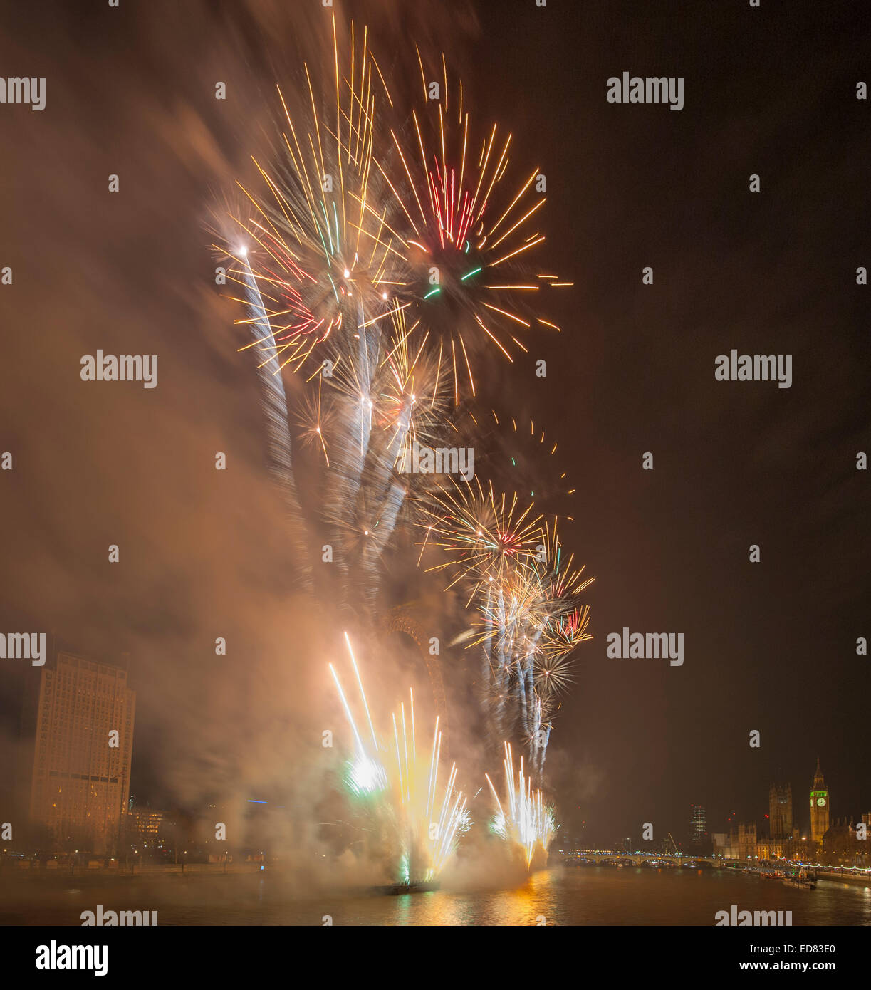 Fireworks display presented hires stock photography and images Alamy