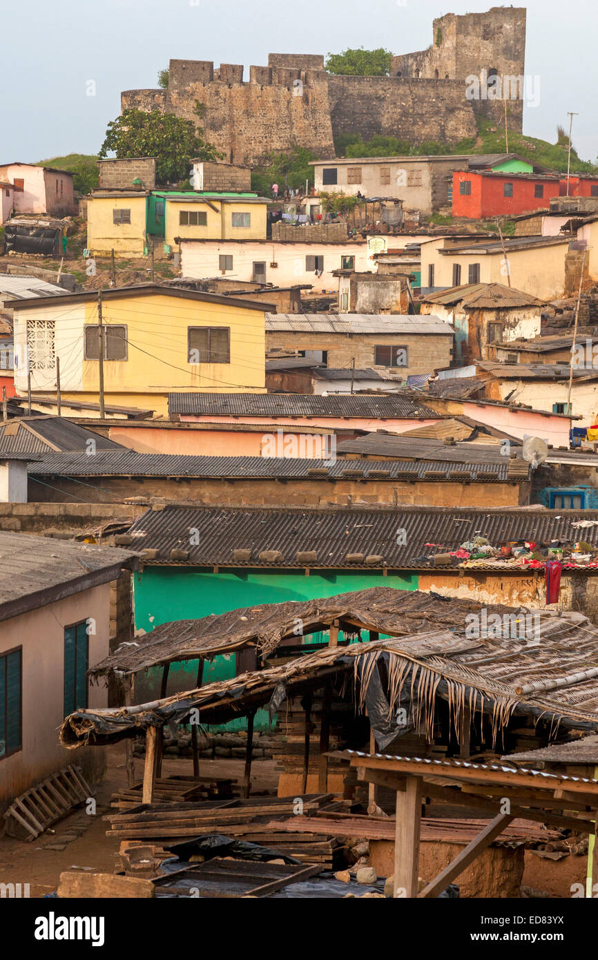 Fort Amsterdam, Abandze, Ghana, Africa Stock Photo