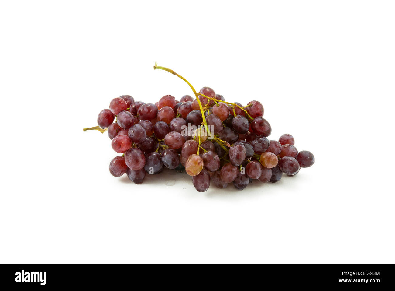 Black green grapes on Cut Out Stock Images & Pictures - Alamy