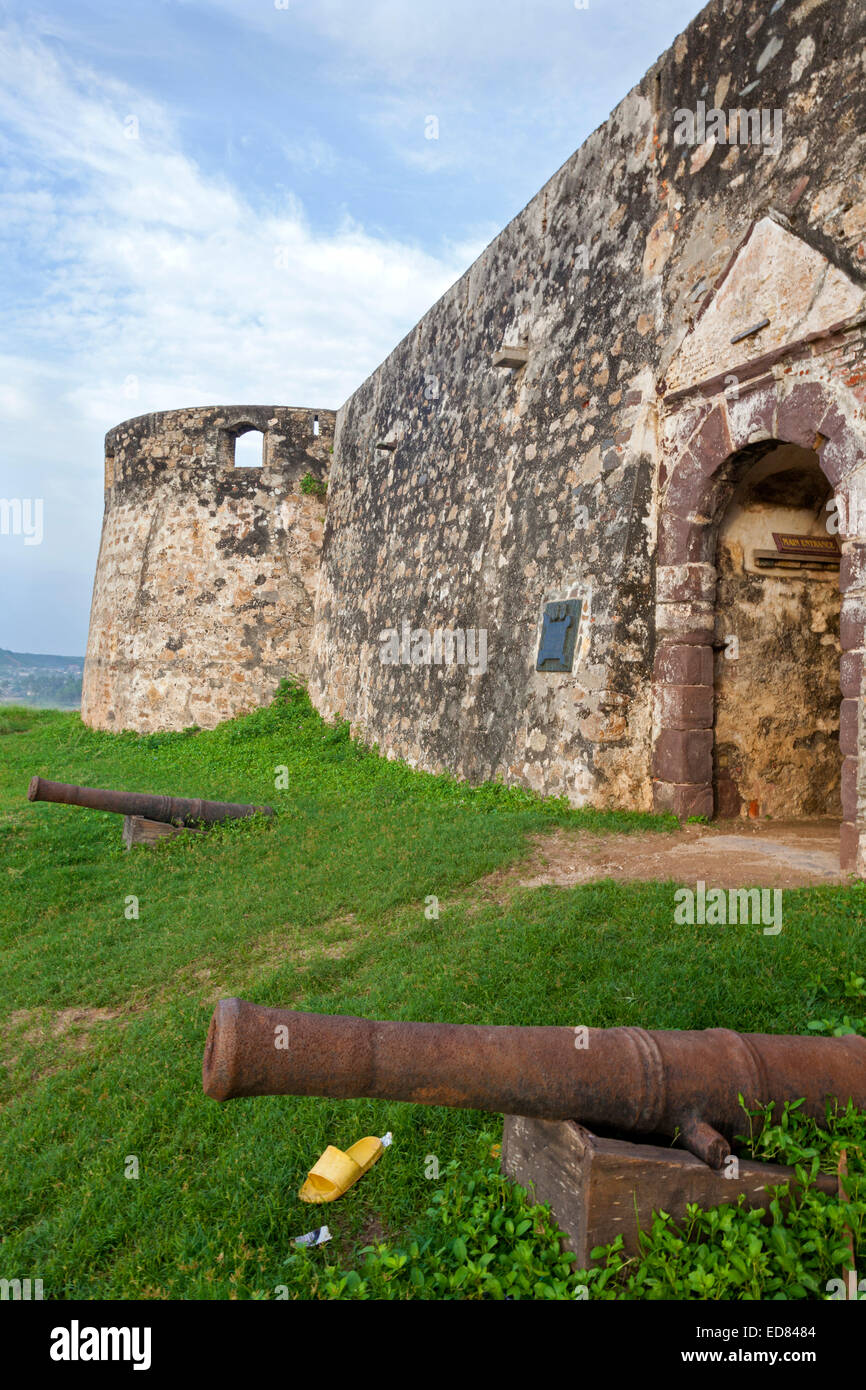 Fort Amsterdam, Abandze, Ghana, Africa Stock Photo