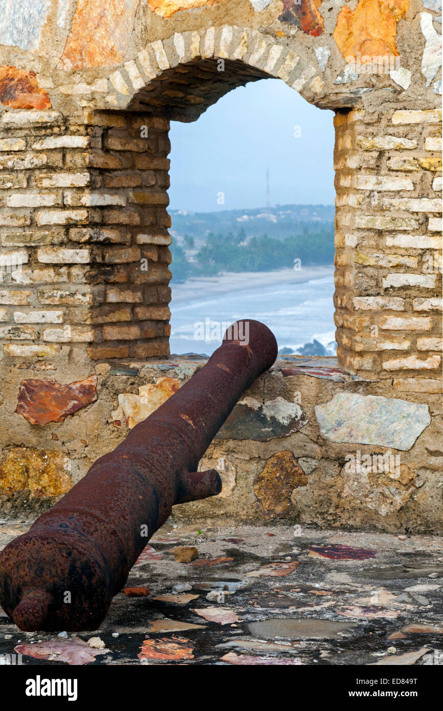 Fort Amsterdam, Abandze, Ghana, Africa Stock Photo
