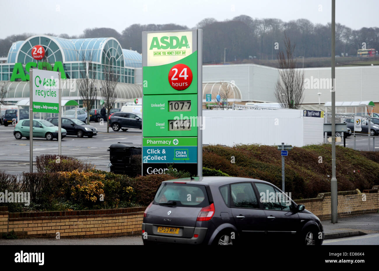 Asda garage hires stock photography and images Alamy
